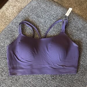 Soma Sport Longline Yoga Sports Bra, Plum